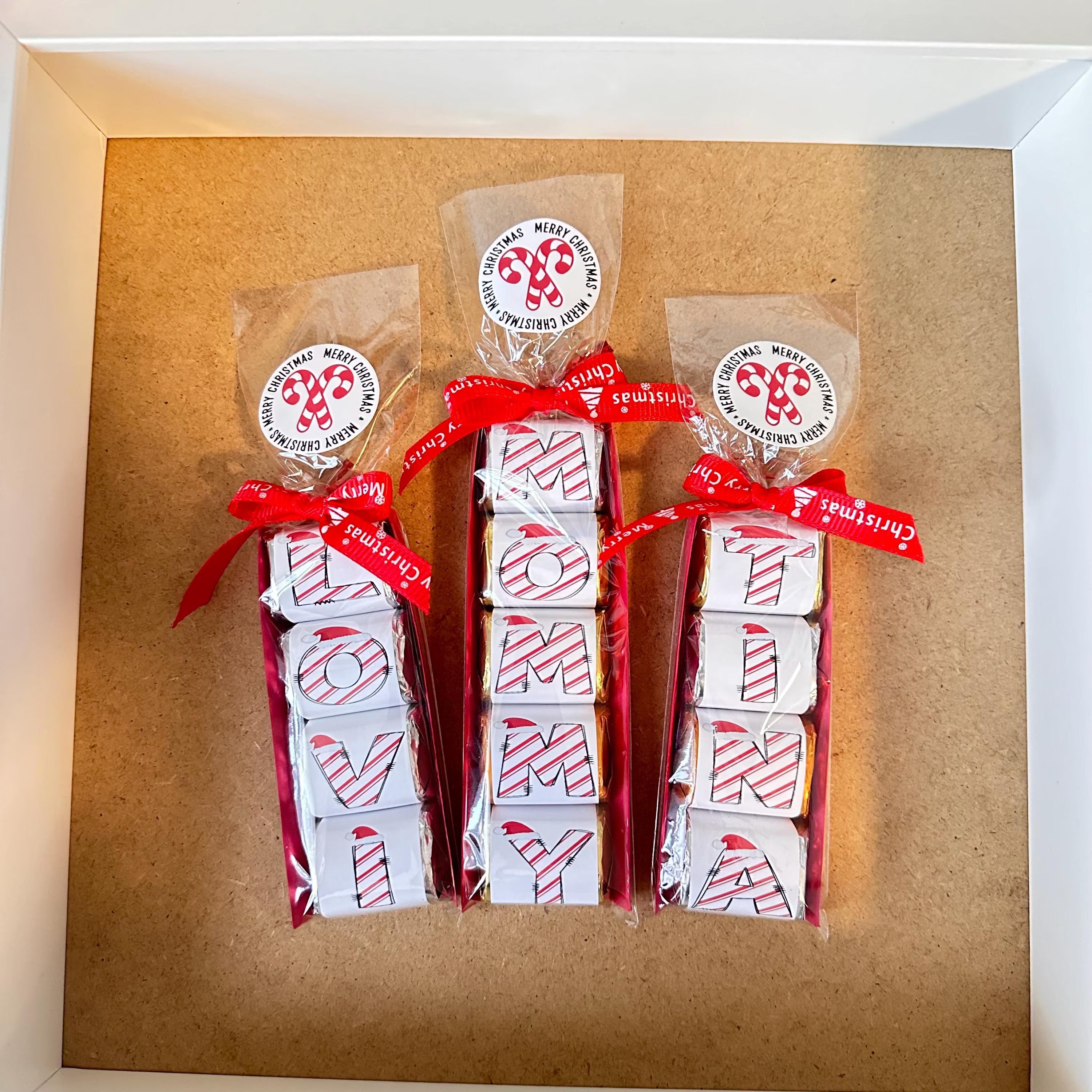 NEW Chocolate Stocking Stuffers, Christmas Classroom Gift, Personalized Chocolate Gift, Kids Christmas Gift, Basket Fillers, contains Nuts