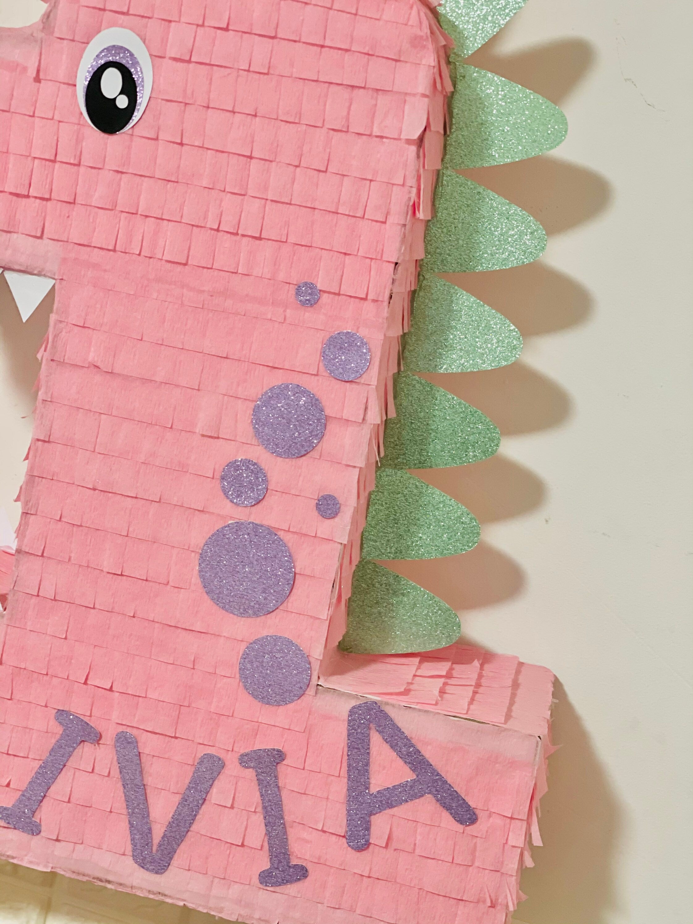 ONE Dinosaur Pinata, Number ONE Pinata, Dinosaur Birthday Theme
