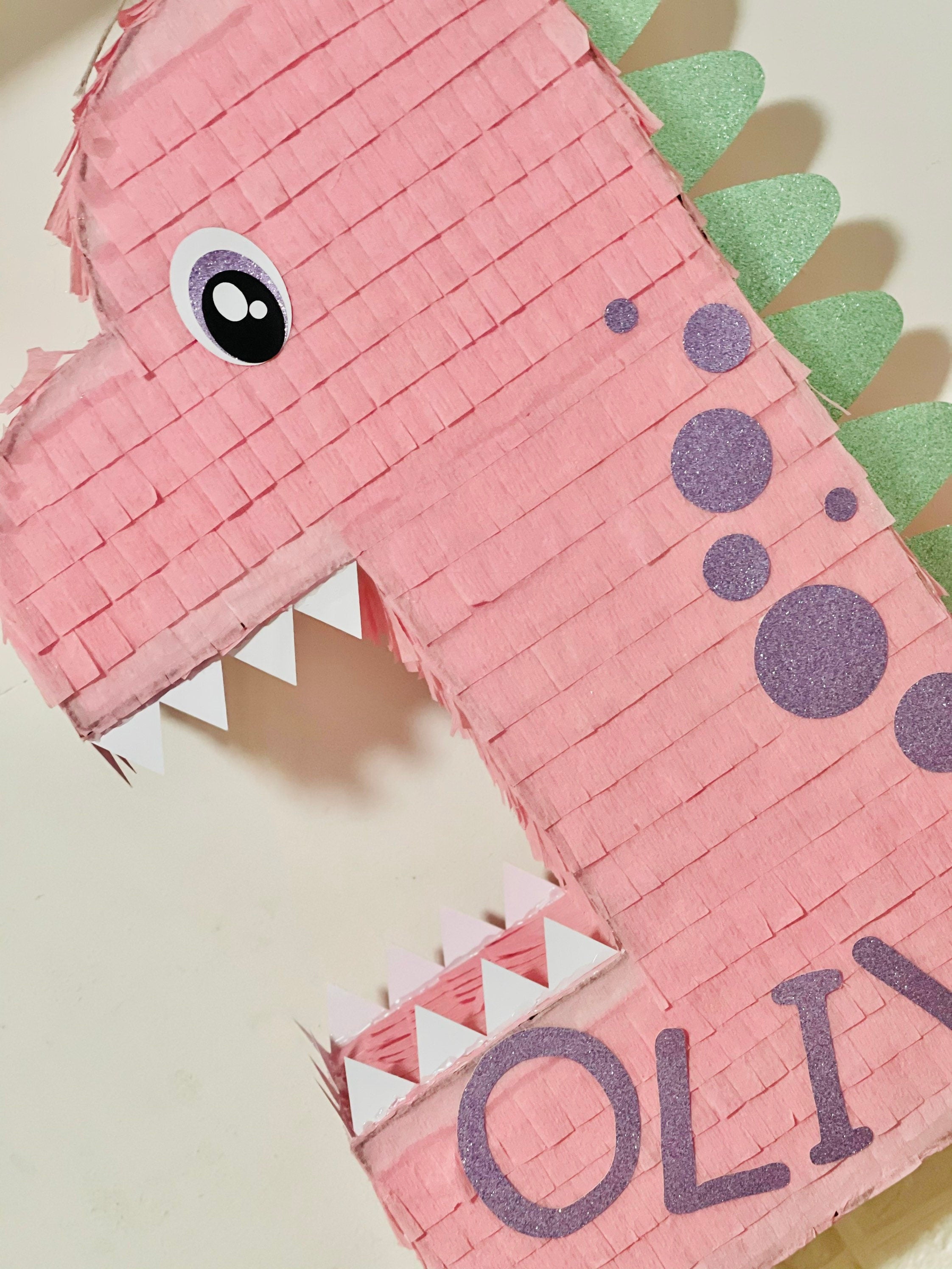 ONE Dinosaur Pinata, Number ONE Pinata, Dinosaur Birthday Theme
