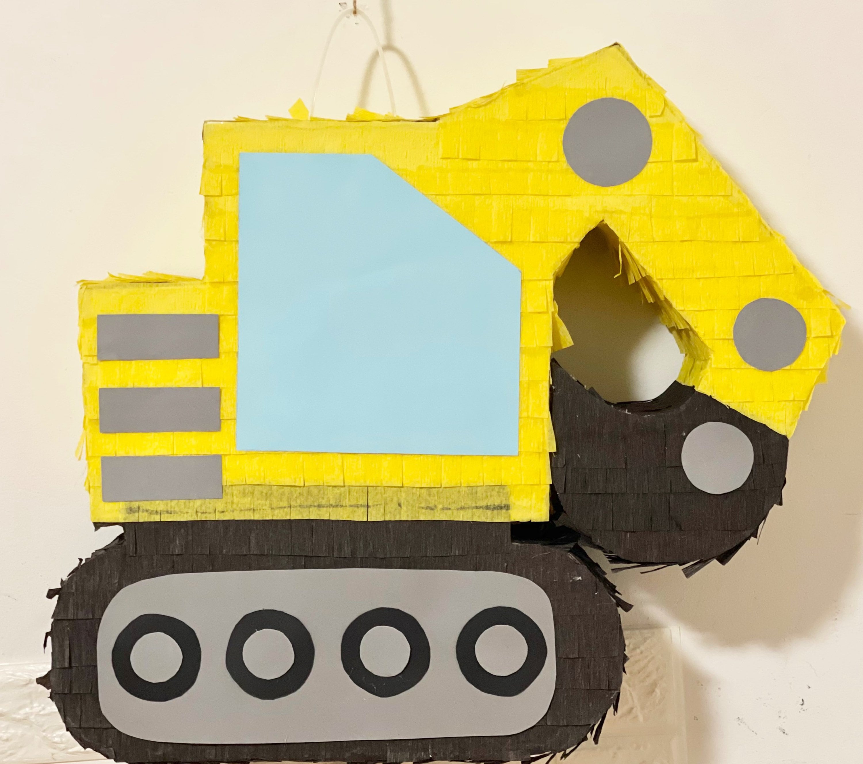 Excavator Construction Pinata, Construction Birthday Theme Pinata