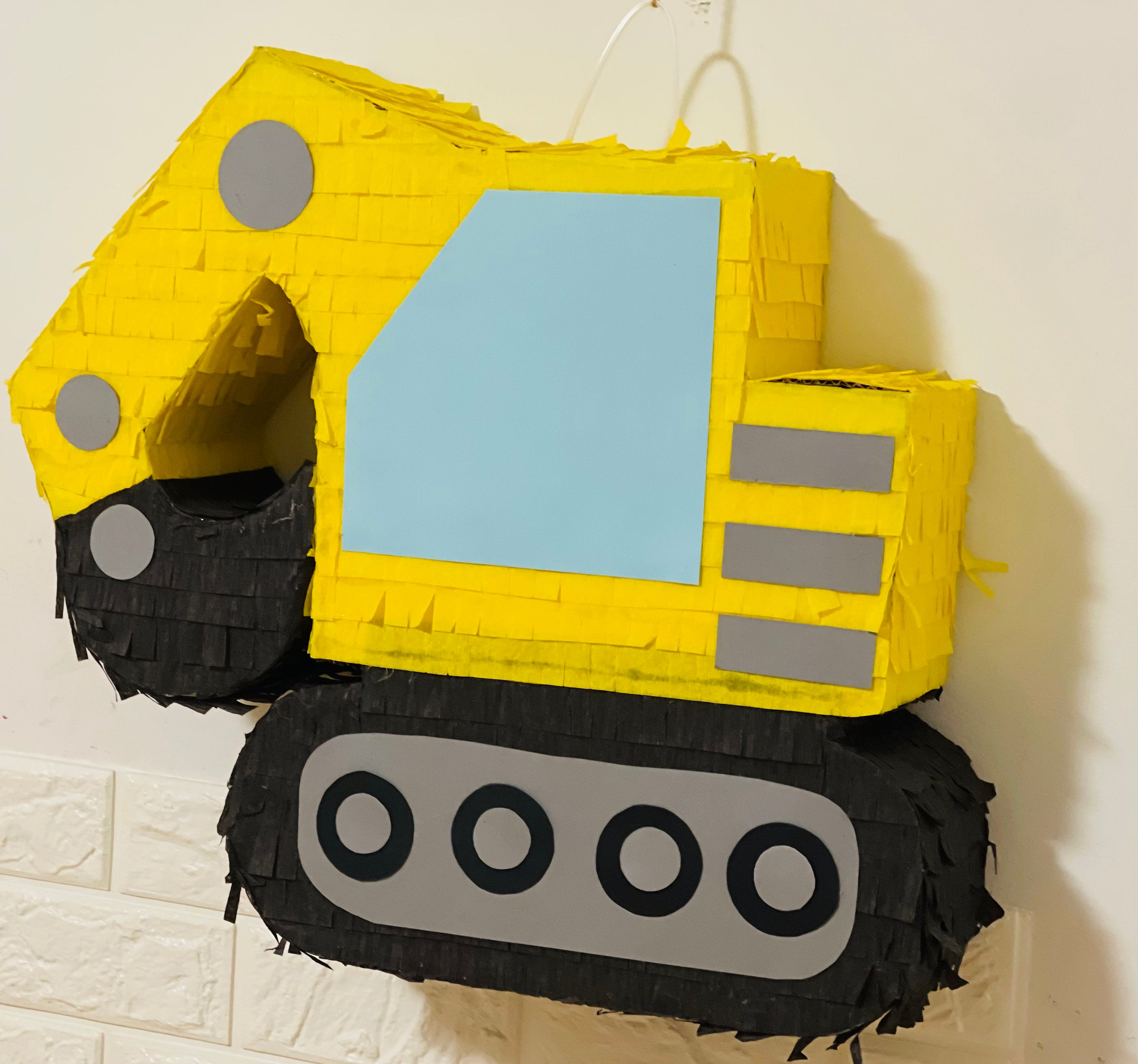 Excavator Construction Pinata, Construction Birthday Theme Pinata
