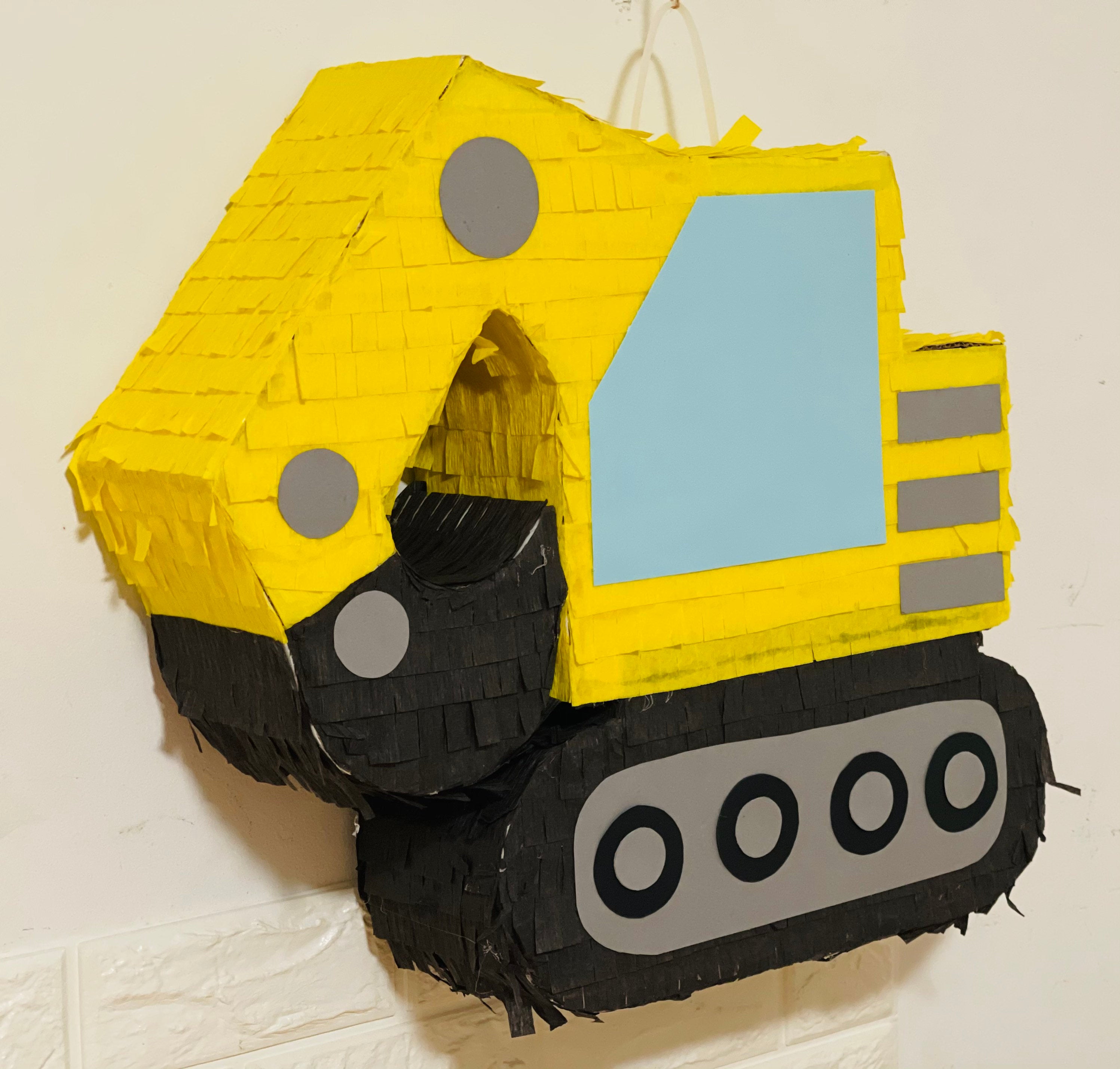 Excavator Construction Pinata, Construction Birthday Theme Pinata