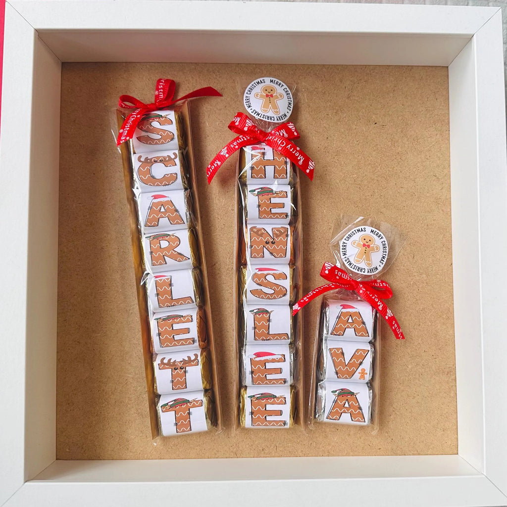 NEW Chocolate Stocking Stuffers, Christmas Classroom Gift, Personalized Chocolate Gift, Kids Christmas Gift, Basket Fillers, contains Nuts
